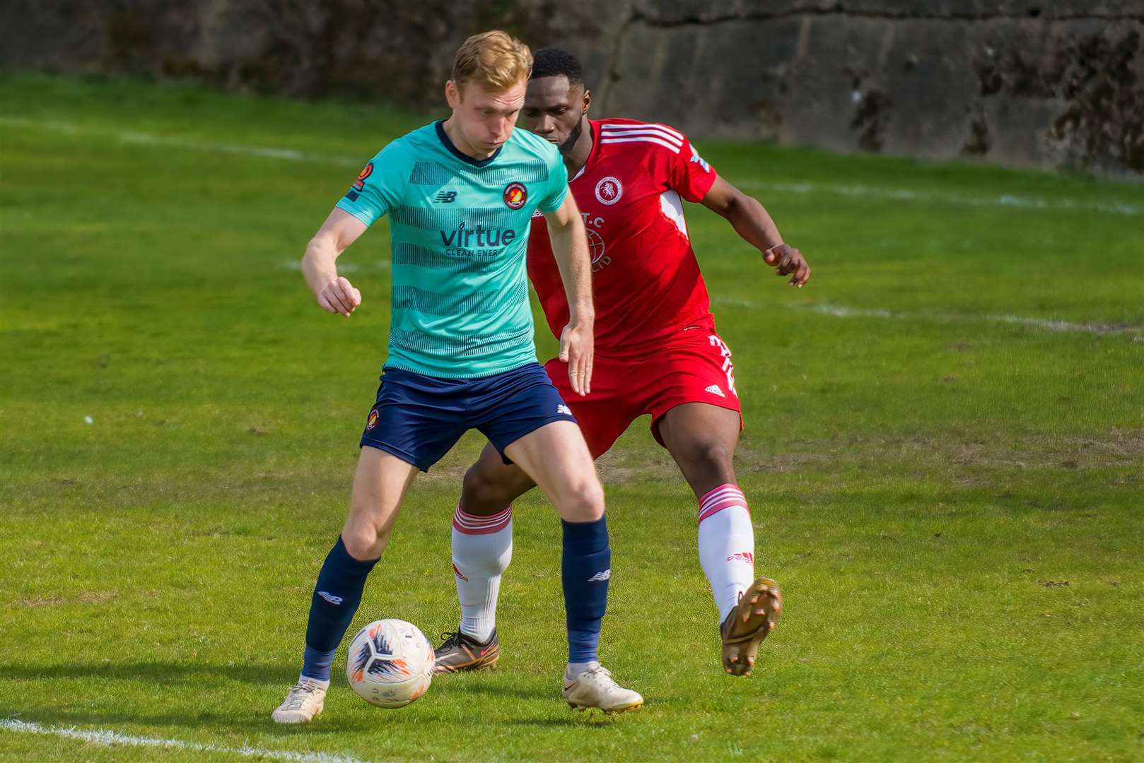 Josh Wright scored his second goal of the season in Saturday’s defeat at Welling. Picture: Ed Miller