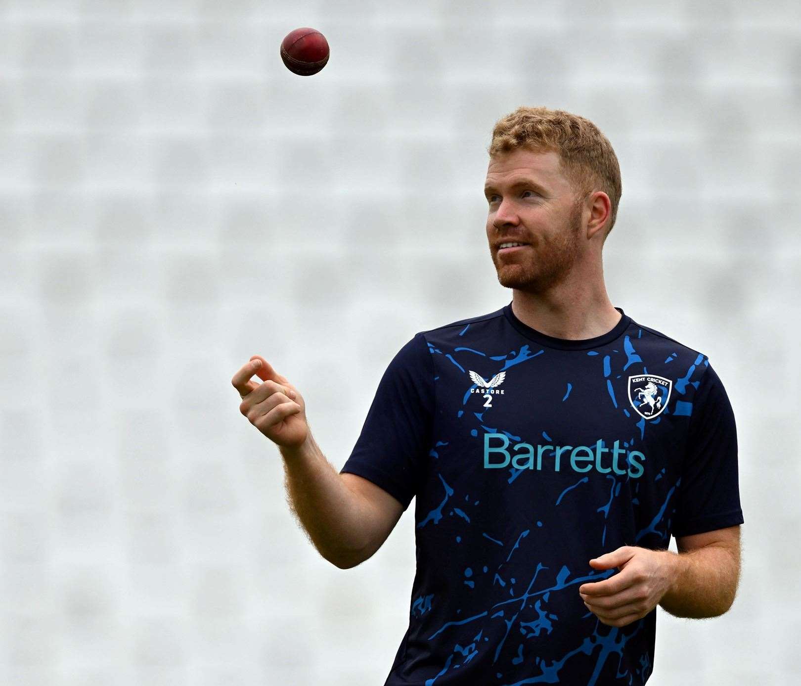 Ben Compton - retired on 49 in a friendly Kent played against Surrey as he marked his 30th birthday on Good Friday. Picture: Keith Gillard