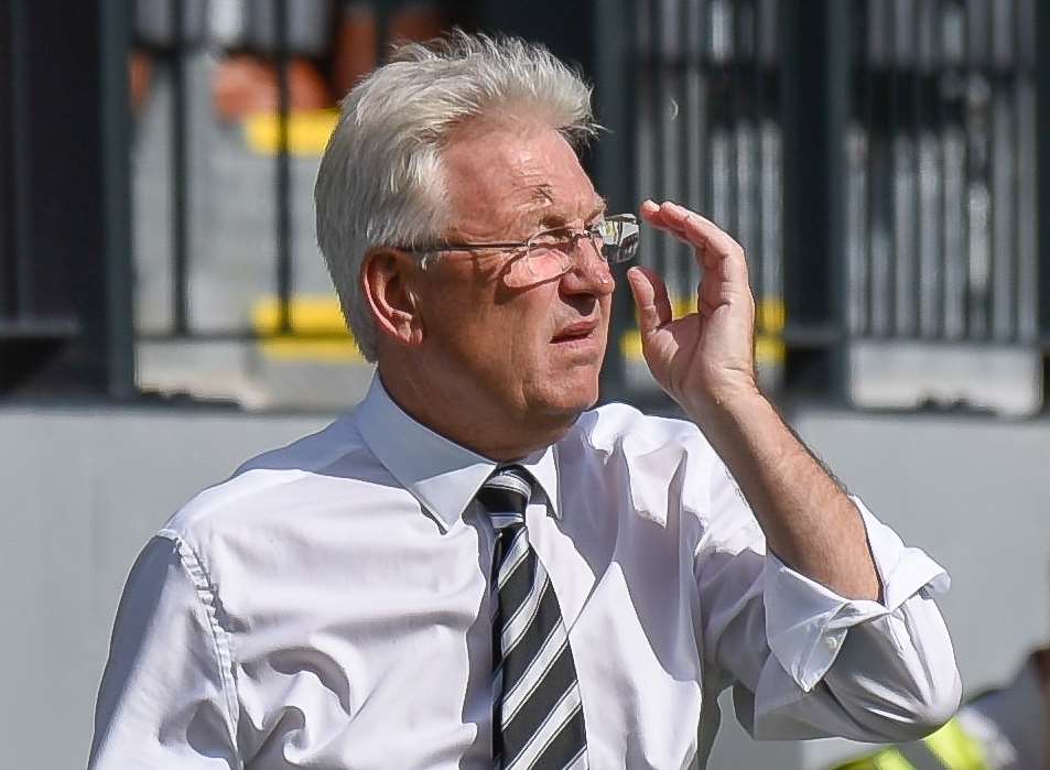 Dover manager Chris Kinnear Picture: Alan Langley