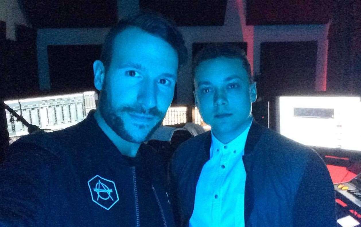 Dani with Dutch DJ and good friend Don Diablo