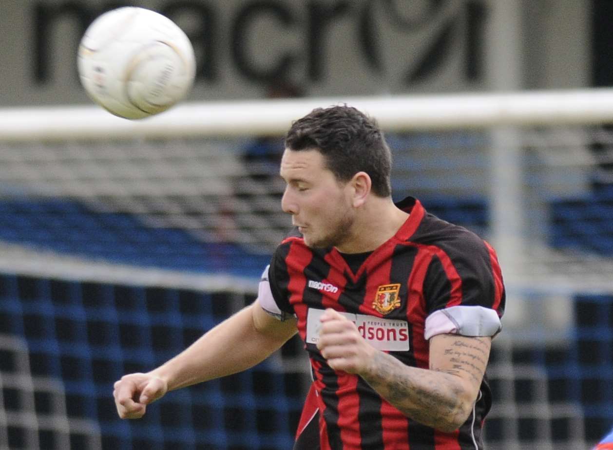 George Crimmen in action for Sittingbourne Picture: Tony Flashman