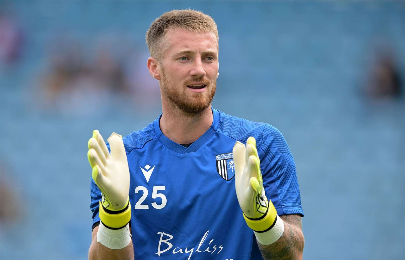 Gillingham goalkeeper Jake Turner is keeping Glenn Morris out of the side this season Picture: Keith Gillard