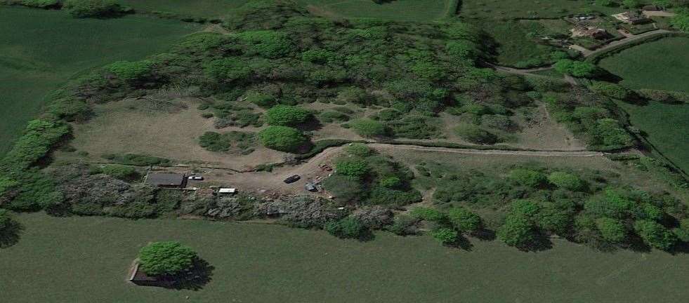 The orchard site as seen from the north. Picture: Google Earth