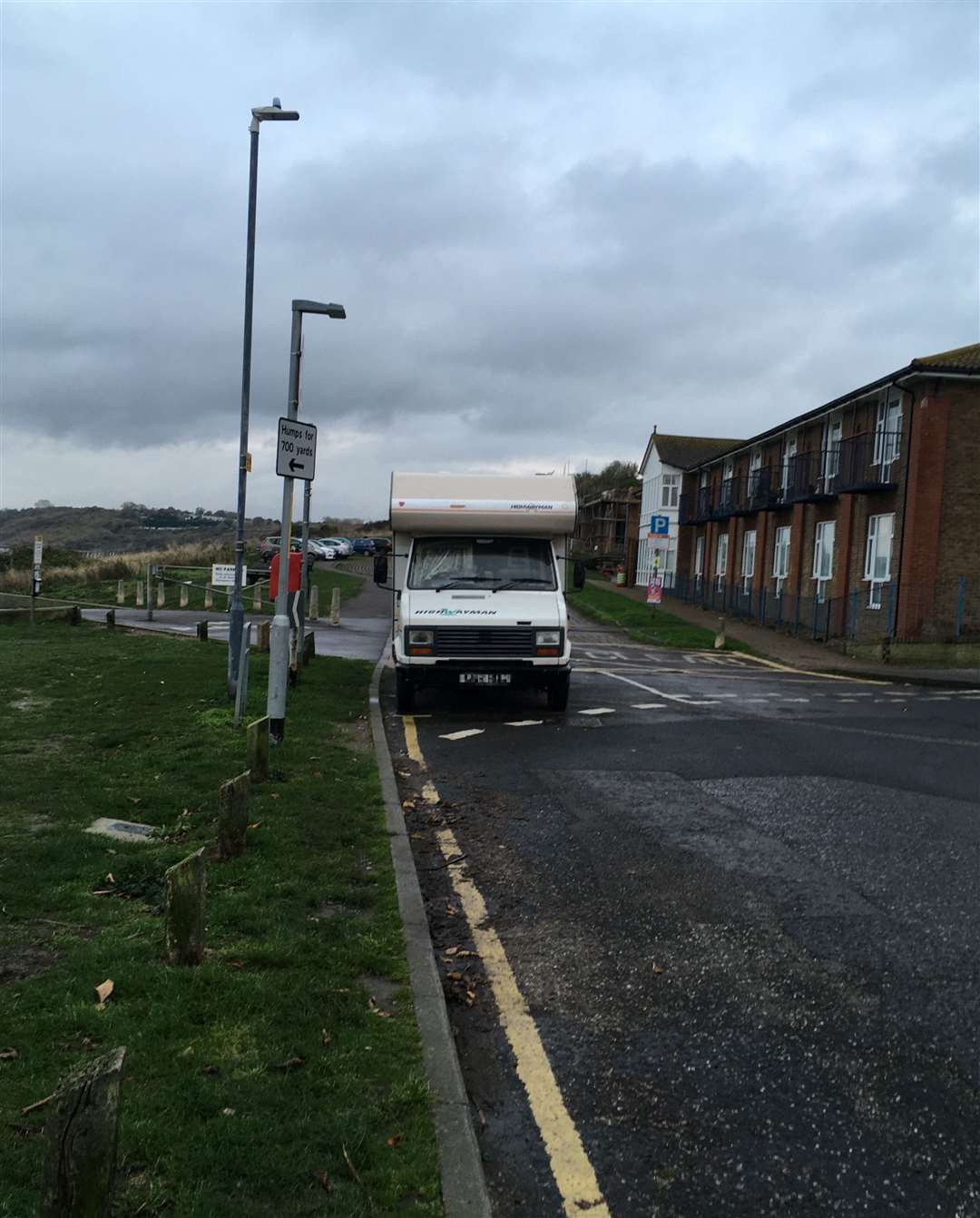 Police visited The Leas in Minster, Sheppey, earlier today