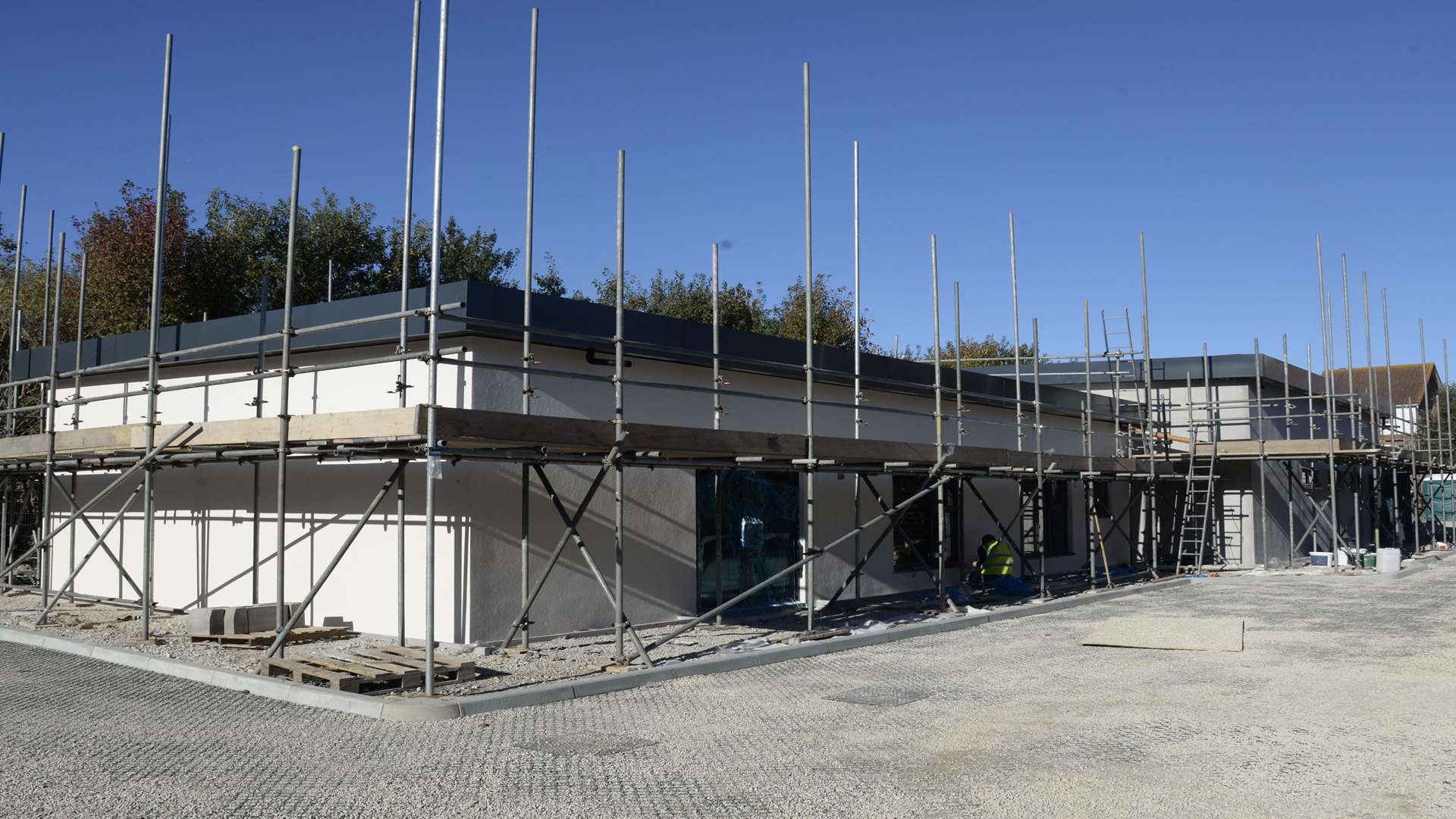 Building work on the new Meads Community Centre is nearing completion.