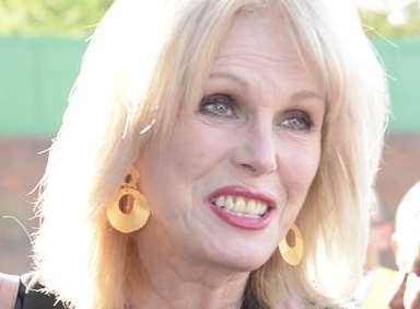 Joanna Lumley, honouring the Bravest of the Brave in Folkestone.