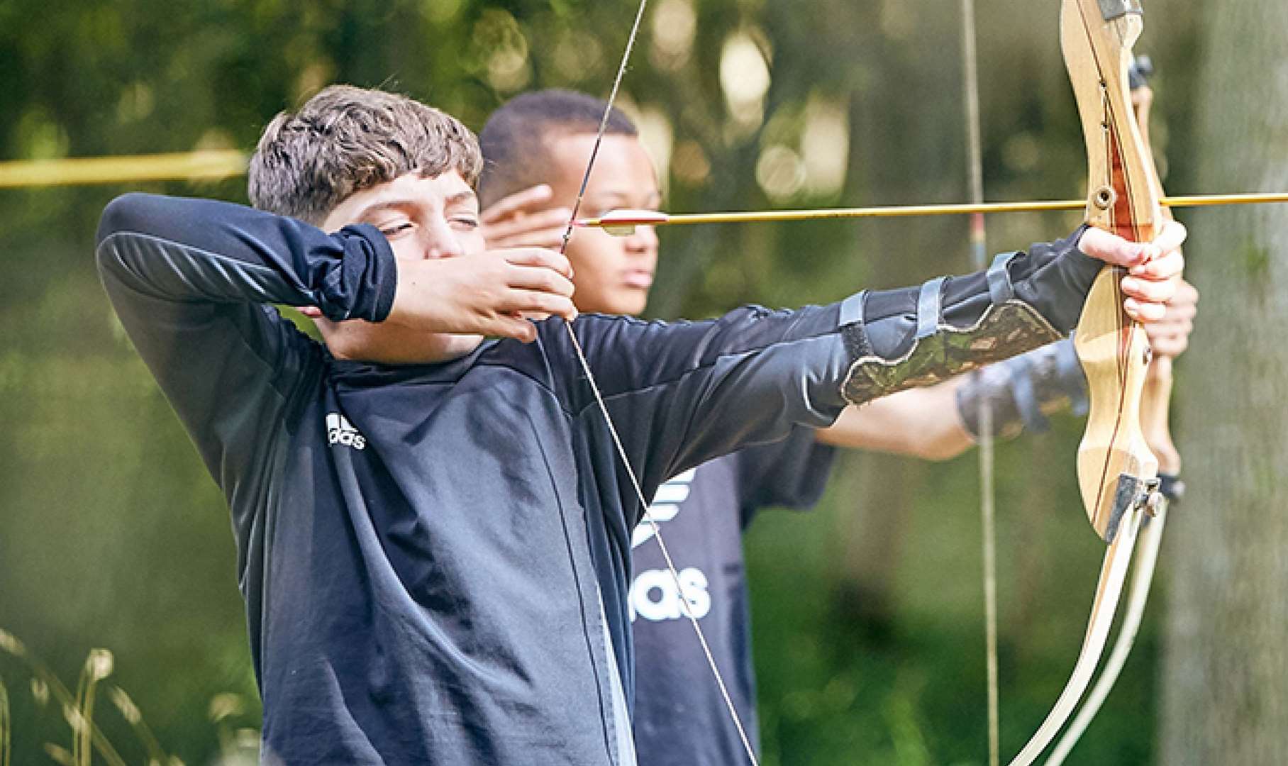 Try your hand at archery and axe-throwing this summer. Picture: Penshurst Place