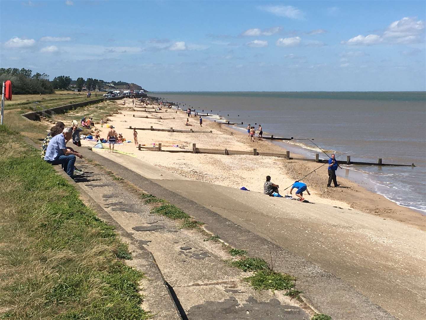 A quiet stretch of beach at Shellness near Leysdown