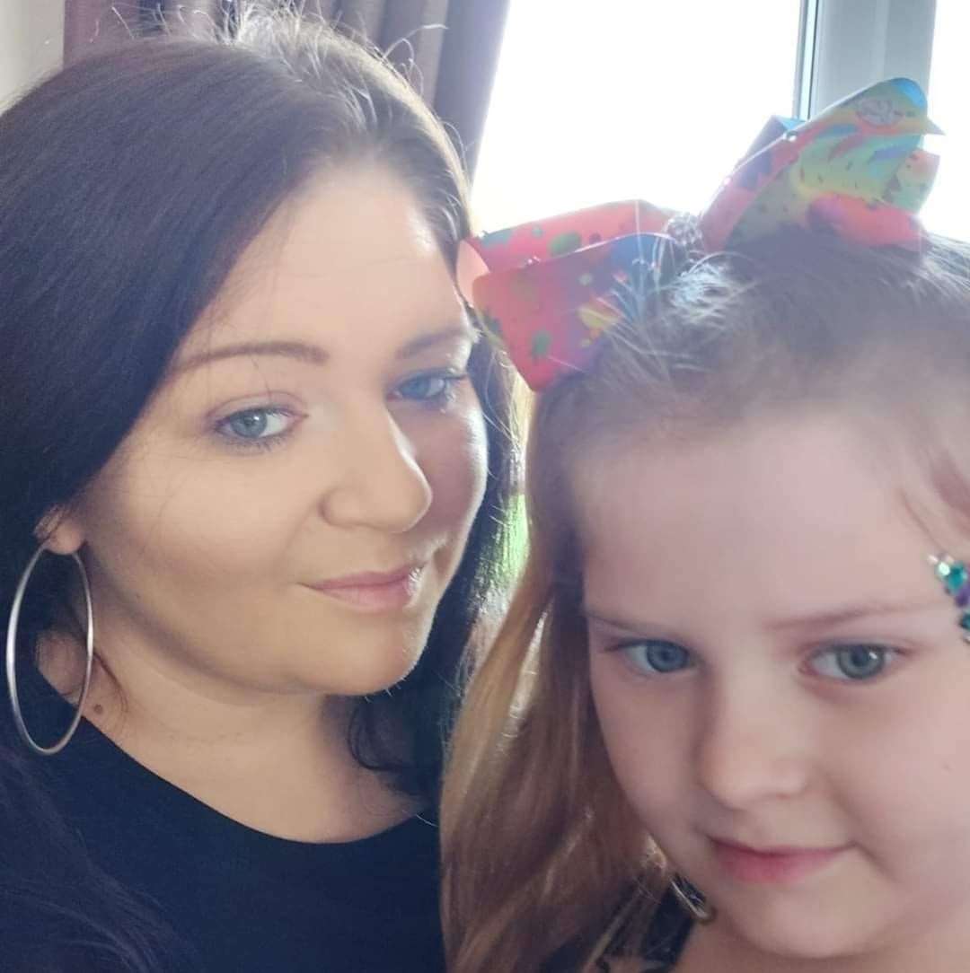 Abbie, with her mum Lisah Paice. Picture: Lisah Paice