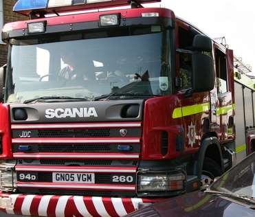 Kent Fire and Rescue Service. Stock image