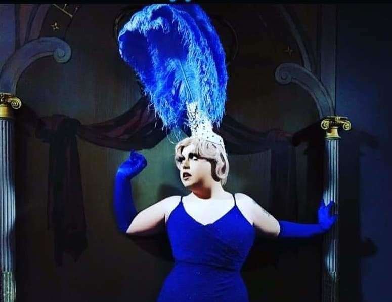 Miss Sapphire Stonee is a finalist in Miss Drag UK being held in Folkestone