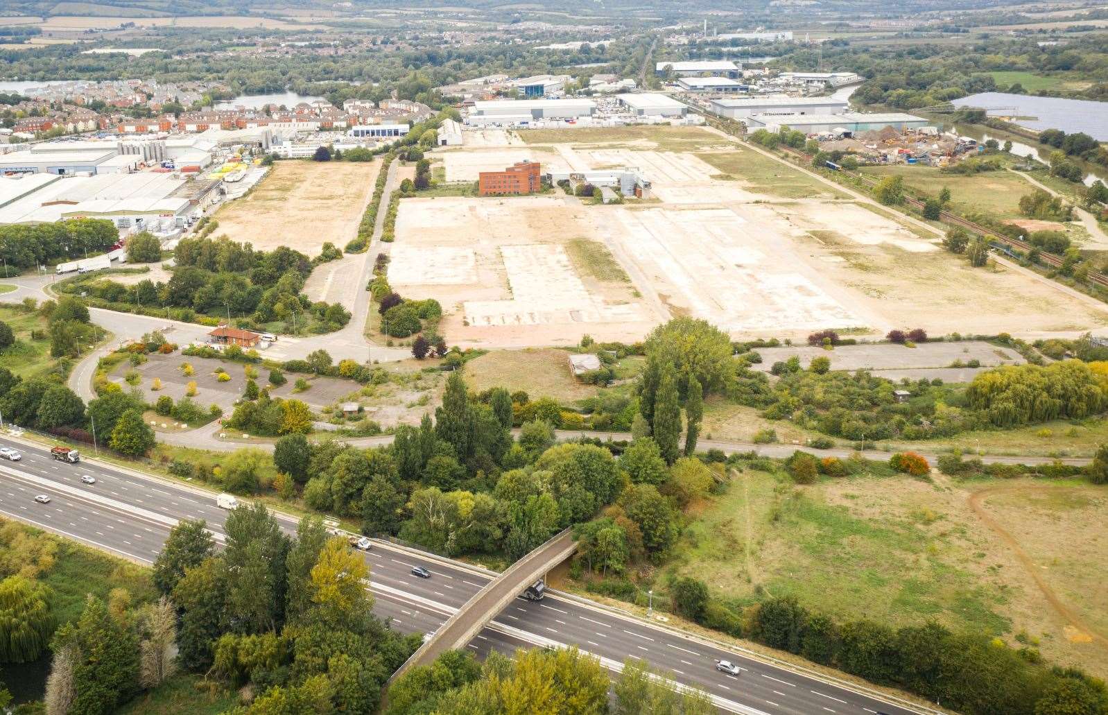 The former Aylesford Newsprint site