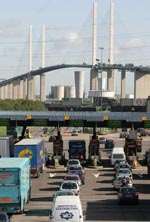 The bridge was shut for nearly three hours