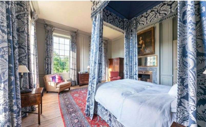 A four poster in one of the bedrooms Picture: Strutt and Parker