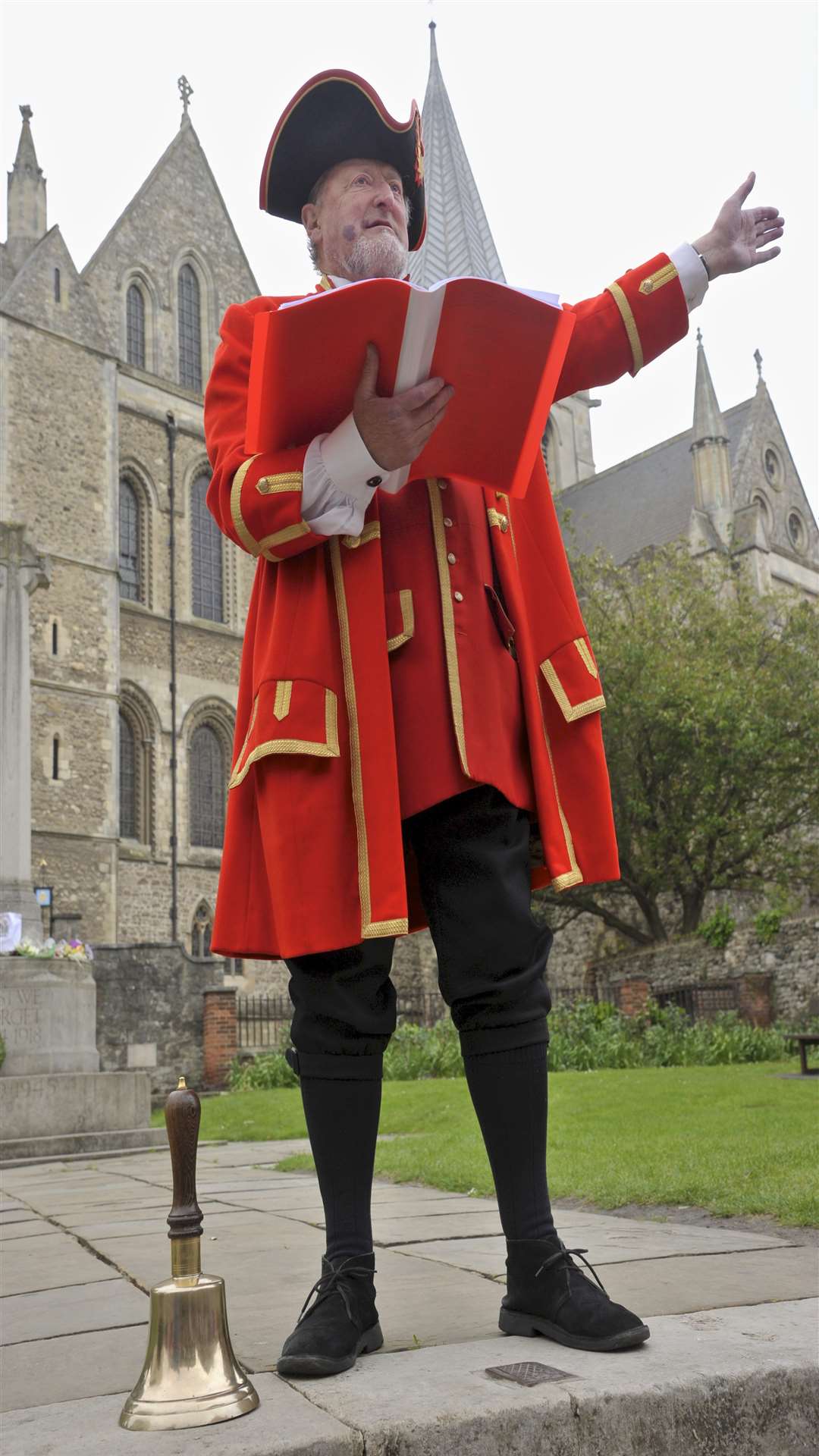 Robin Burfoot at the Rochester Dickens Festival in 2013