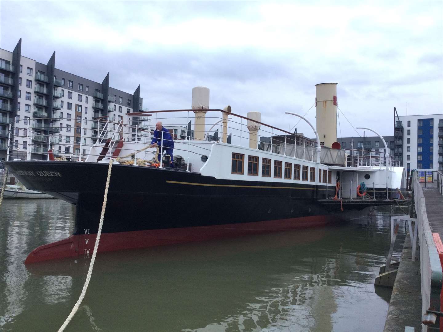 The Medway Queen back in Gillingham Picture: Jason Arthur