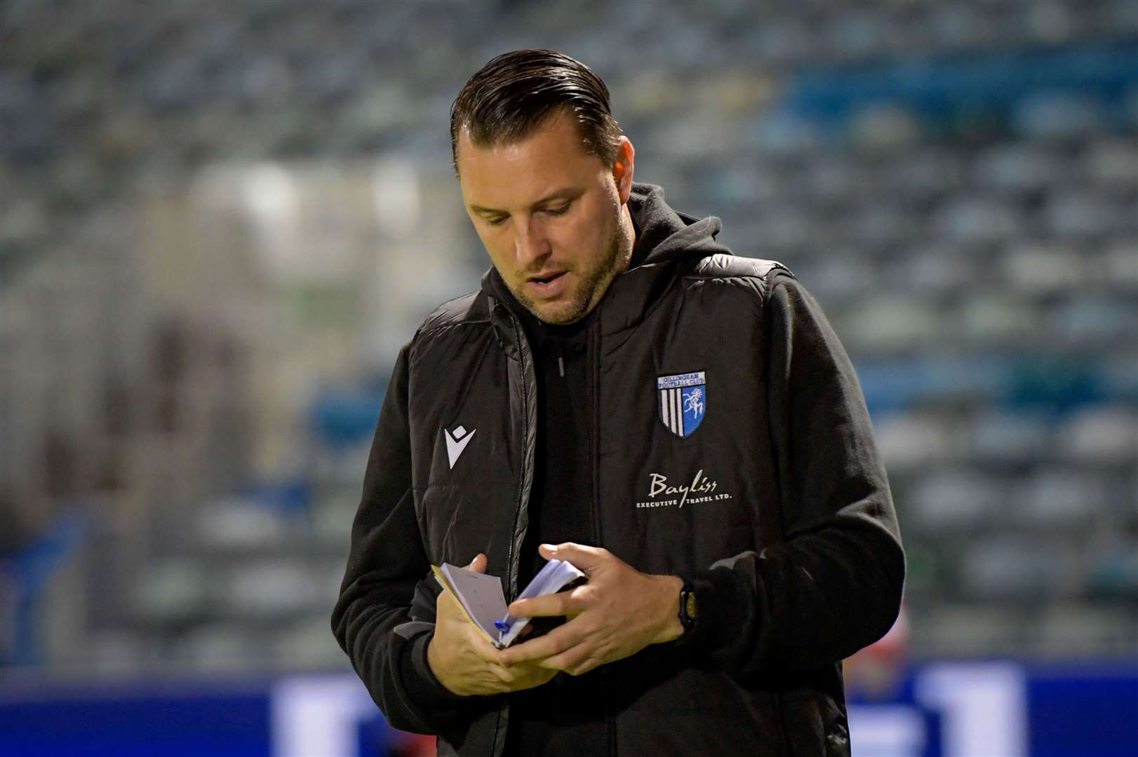 Gillingham manager Mark Bonner is determined to end their losing run Picture: Stuart Watson