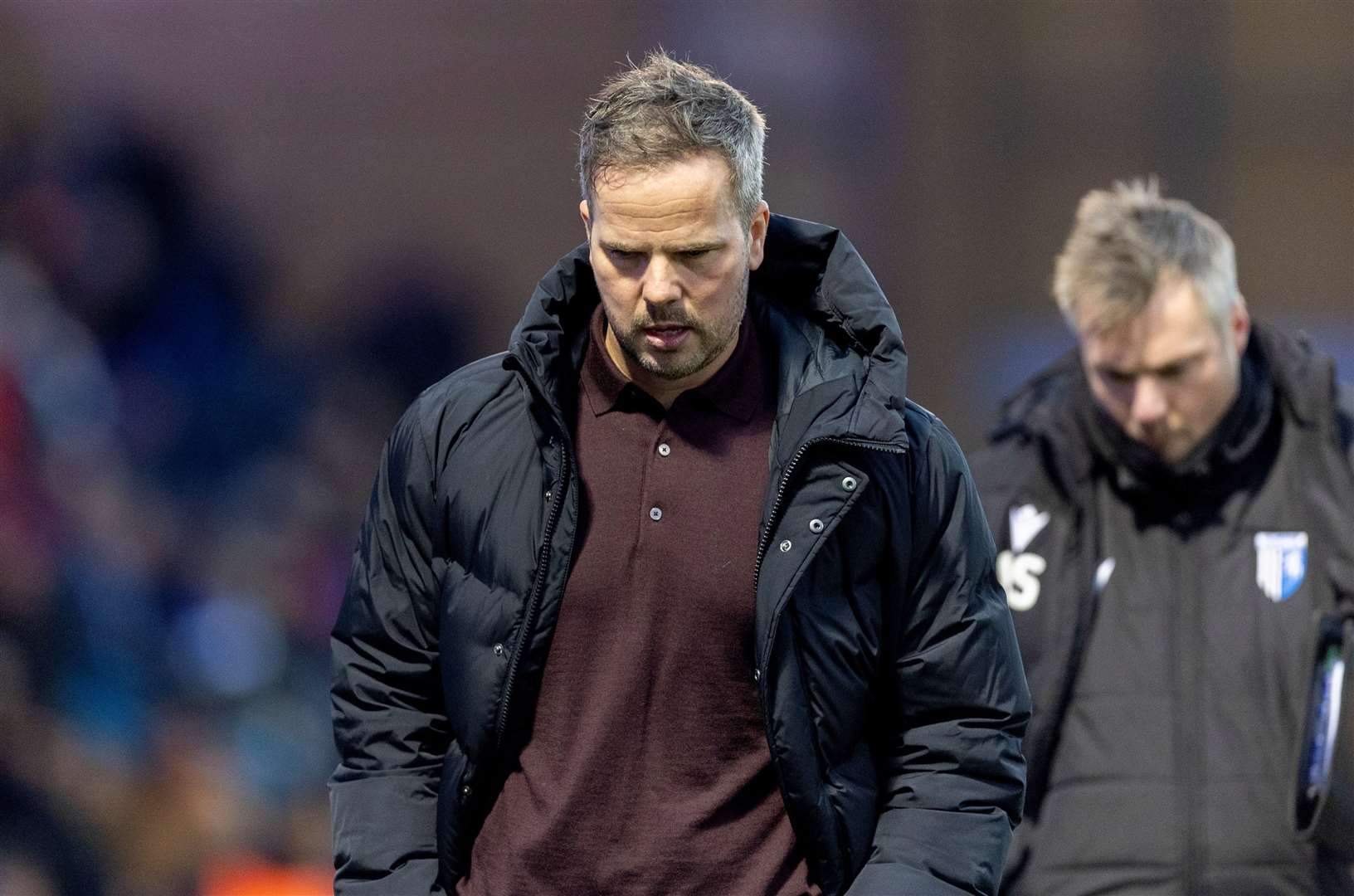 Stephen Clemence was frustrated at the performance of his Gillingham team and decisions from the match officials Picture: @Julian_KPI