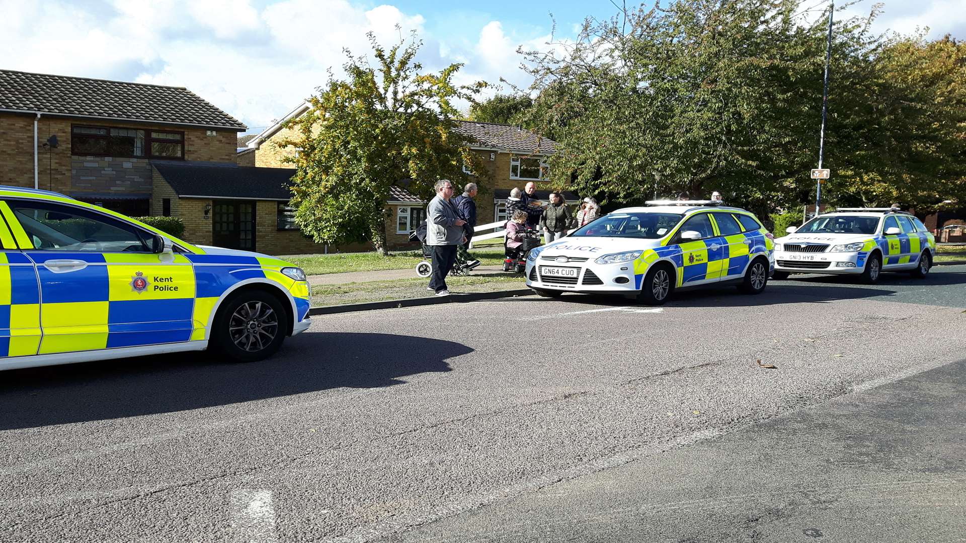 Police turn up to the Battle of Britain protest