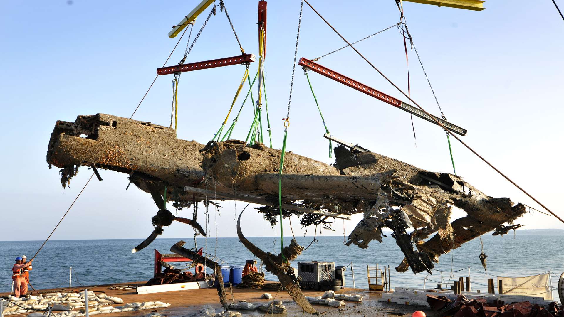 Rare German bomber plane the Dornier 17 is believed to be the only intact example of its kind in the world. Picture: Trustees of the Royal Air Force Museum