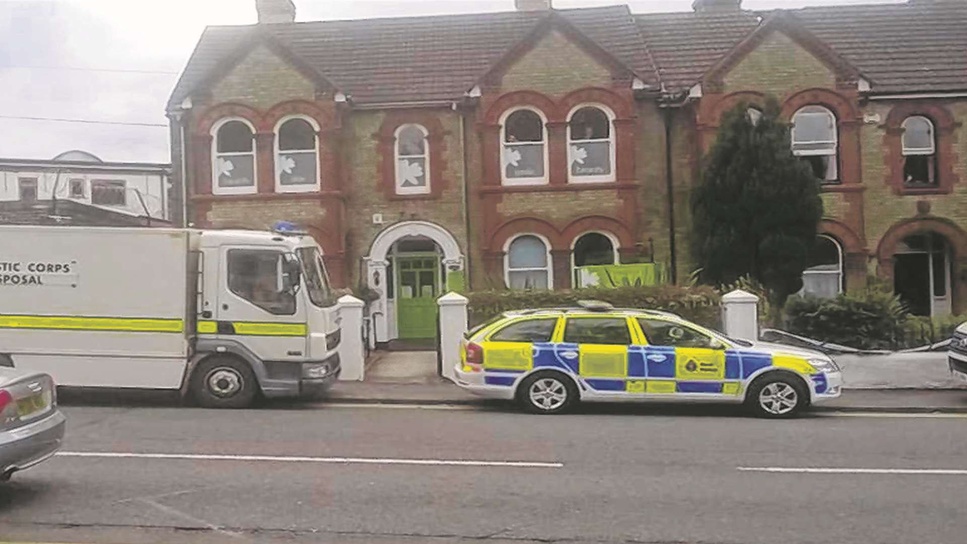 The Army bomb disposal squad were called out again, picture Colin Haggart.