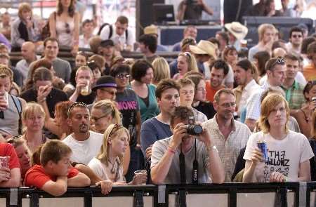 Around 2,000 tickets were sold for the event at Merton Farm, Canterbury. Picture: CHRIS DAVEY