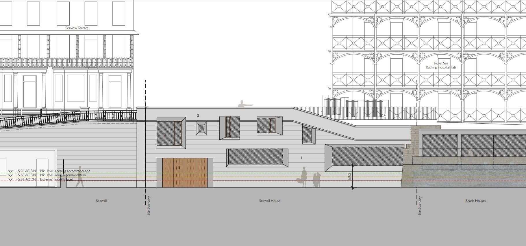 Plans were approved for the beach house in 2017. Picture: Daykin Marshall Studio