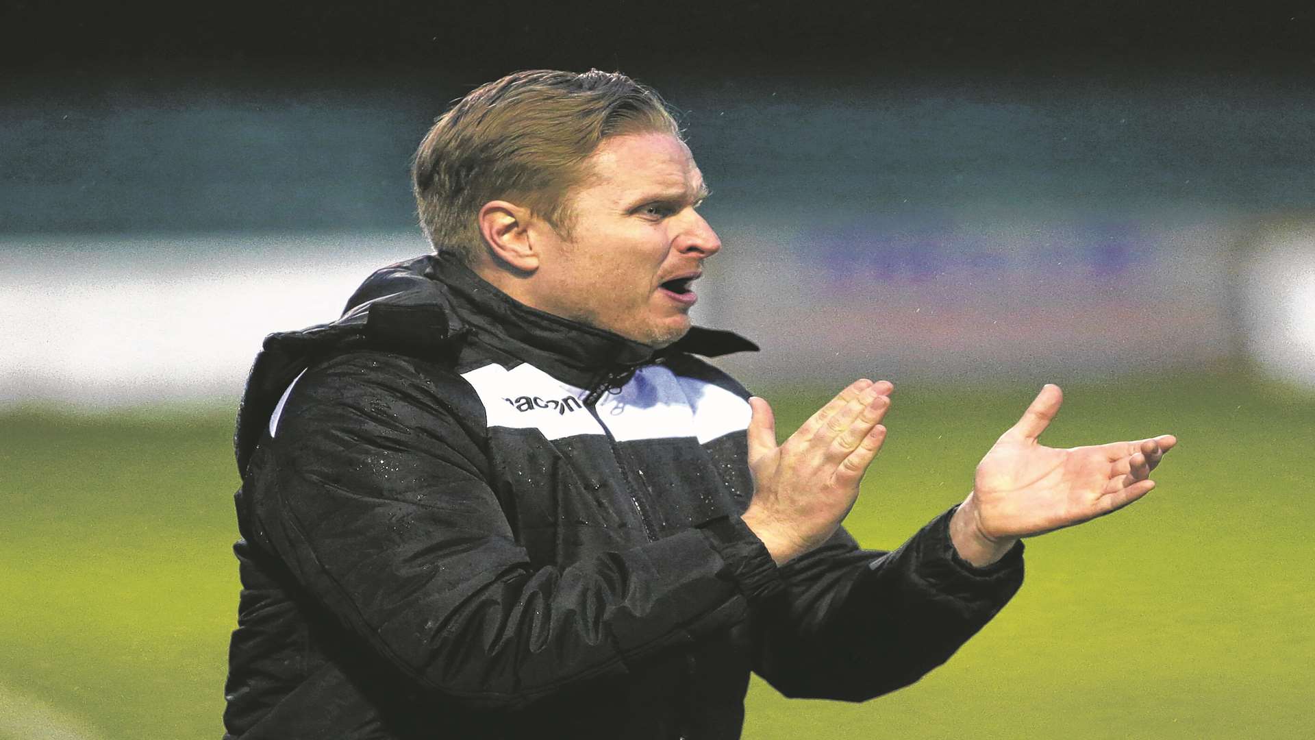 Sittingbourne manager Nick Davis Picture: John Westhrop