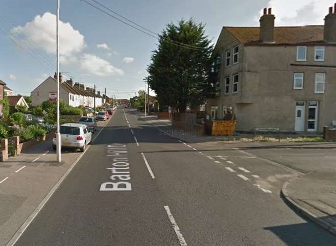 Scene of crash: Barton Hill Drive junction with Sansparel Avenue. Picture: Google