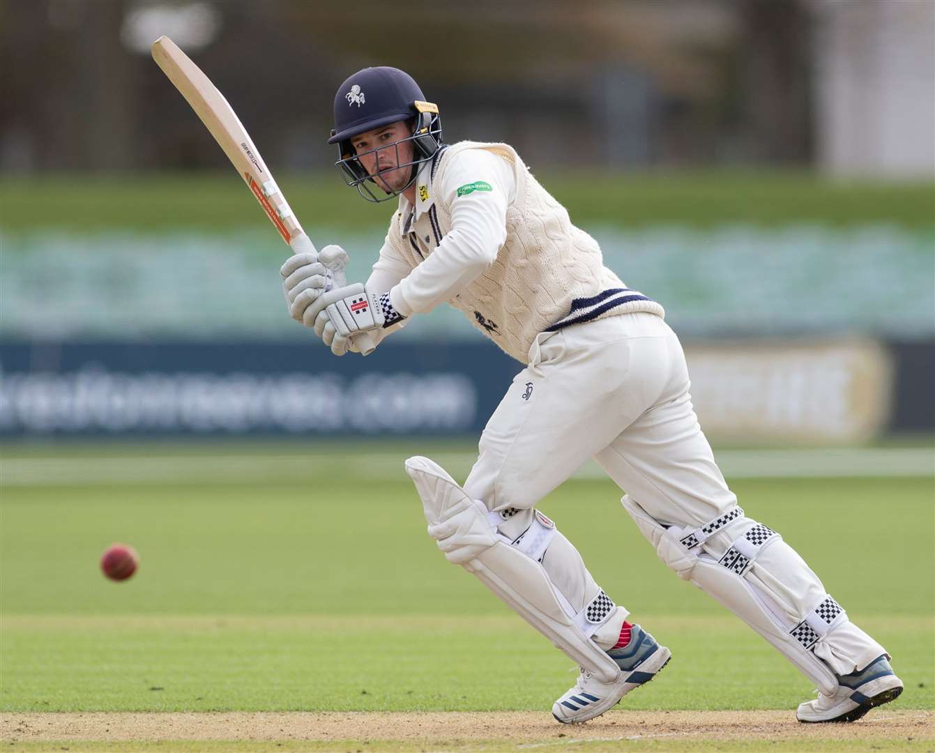 Ollie Robinson in action against Loughborough MCCU Picture: Ady Kerry