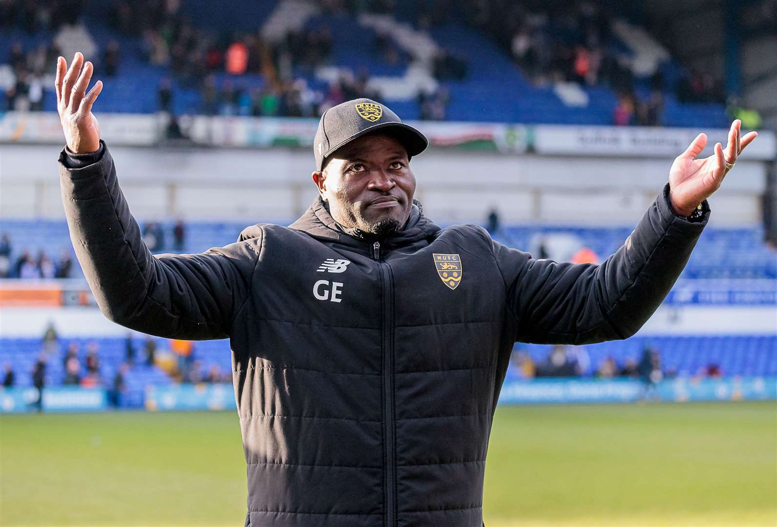 Maidstone manager George Elokobi. Picture: Helen Cooper