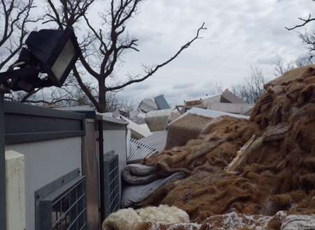 The mattresses at the site