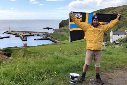 Alex Ellis-Roswell after he had completed the Caithness Coast