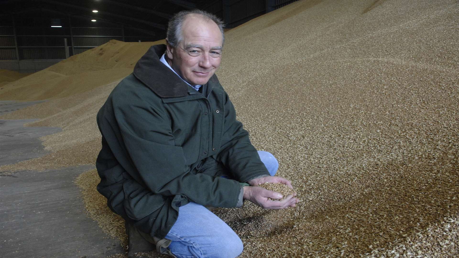 Grain farmer Kevin Attwood of Down Court Farm in Doddington