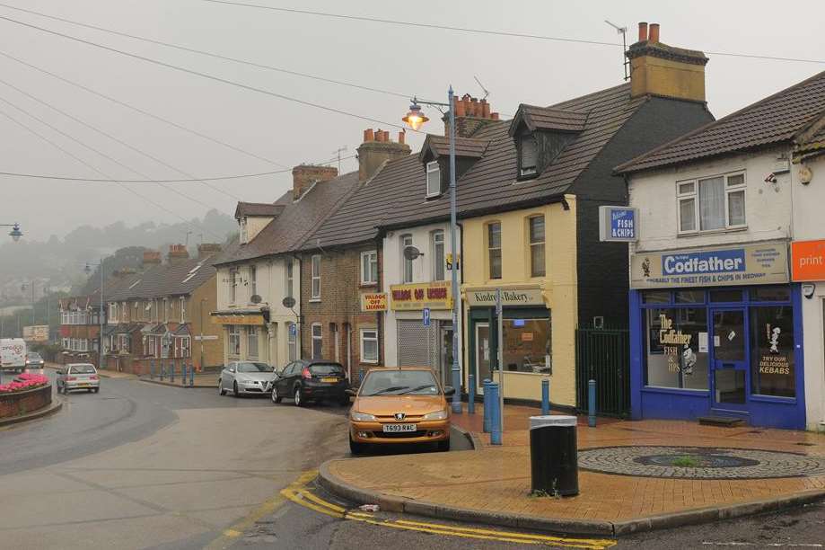 The owner of The Original Codfather fish and chip shop was stabbed when he faced up to an armed robber