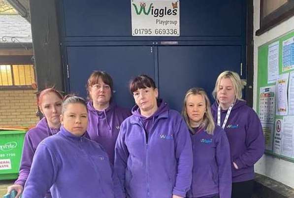 Staff at Wiggles Playgroup in Sheerness. Picture: Vicki McManus