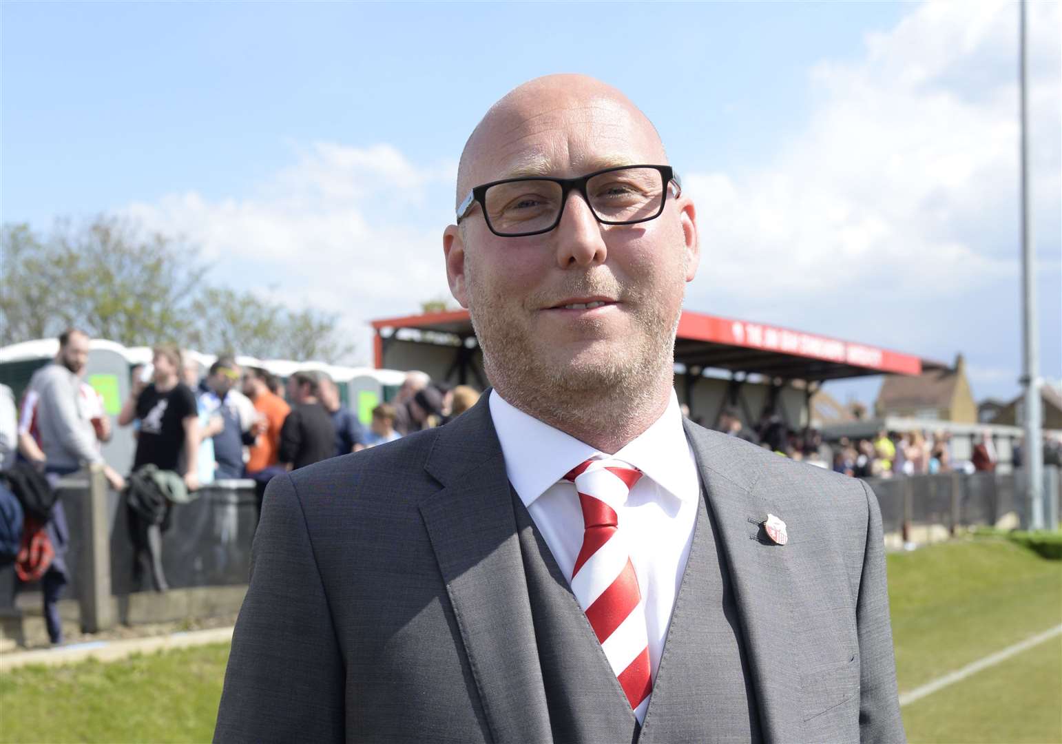 Sheppey chairman Matt Smith. Picture: Chris Davey