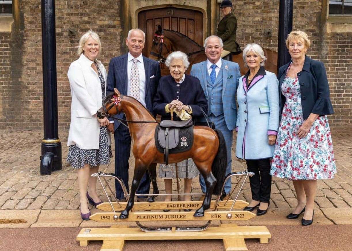 The Stevenson Brothers with HM Queen Elizabeth II