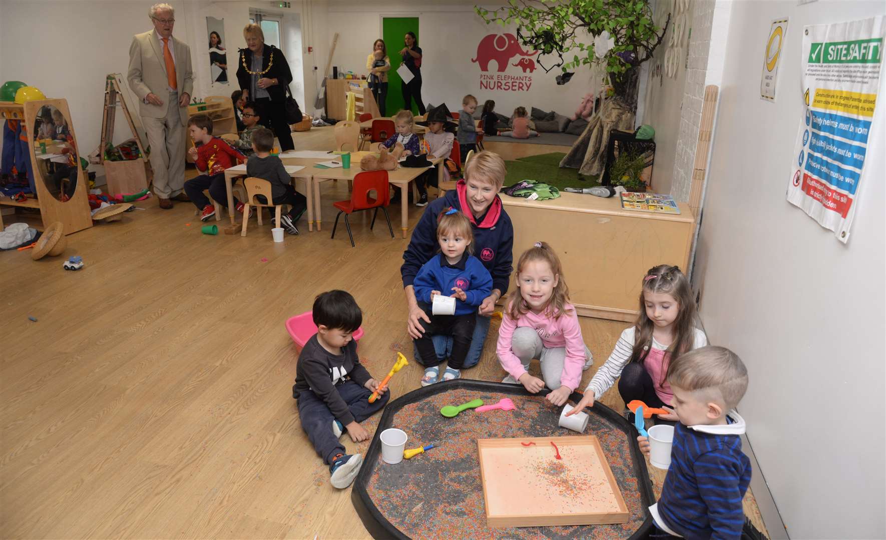 The Pink Elephant Nursery in the Howard De Walden Community Centre. Archive photo