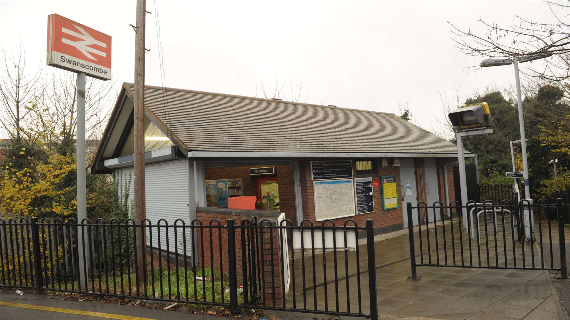 Swanscombe railway station. Picture: Steve Crispe