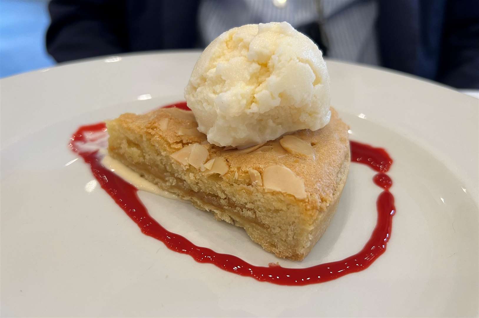 The classic Bakewell tart