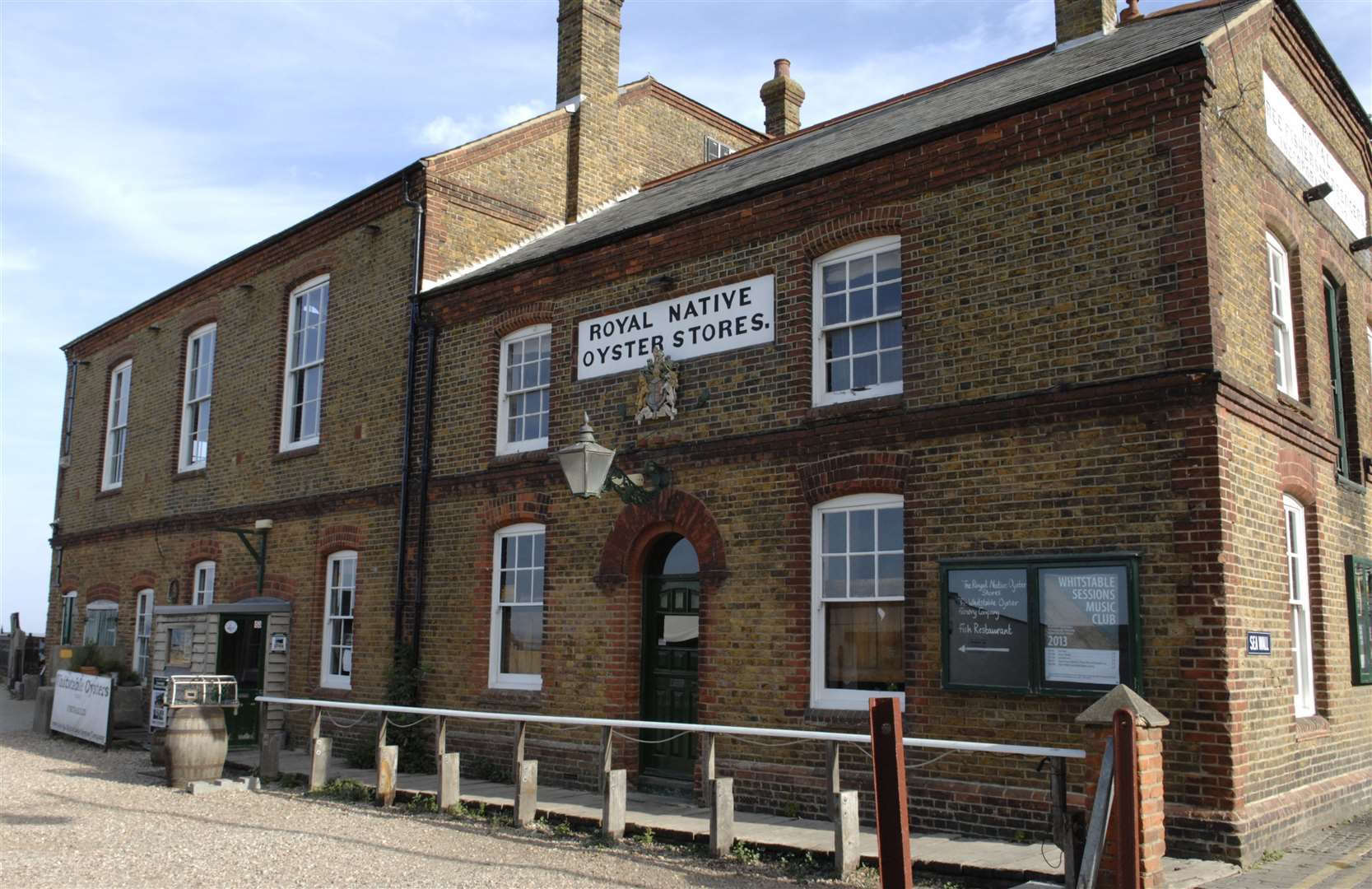 The Royal Native Oyster Stores in Whitstable sparked the town’s revival. Picture: Chris Davey