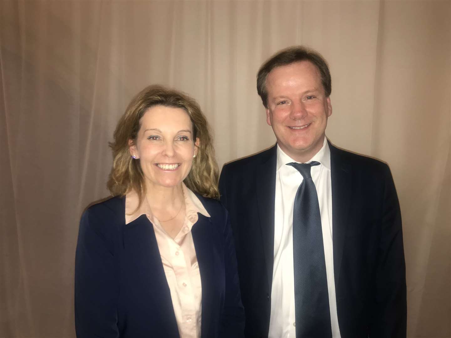 Charlie and Natalie Elphicke, December 2019