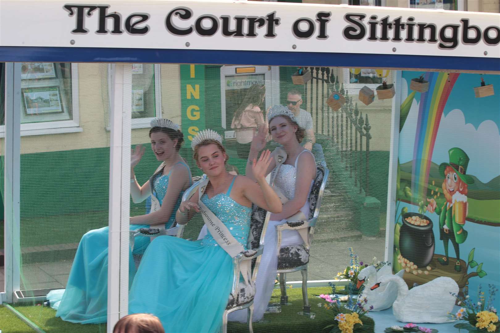 One of the last outings for the Sittingbourne carnival float leading the town's parade in 2018. Picture: John Westhrop