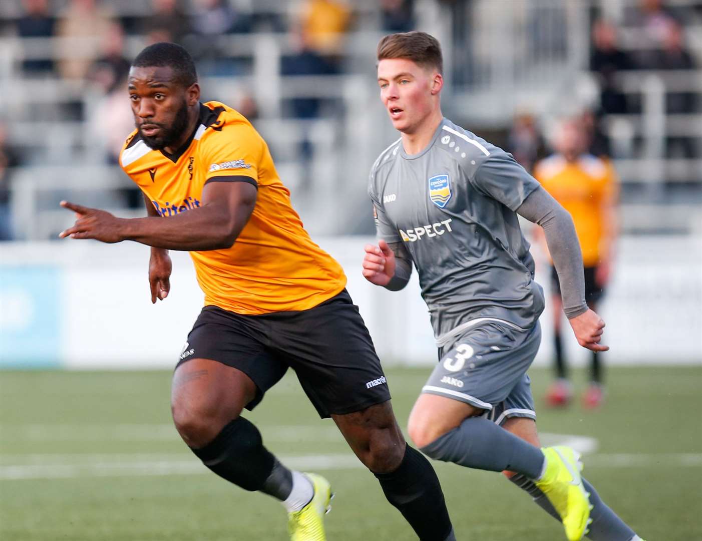 Ibby Akanbi has scored six times for Maidstone this season Picture: Matthew Walker