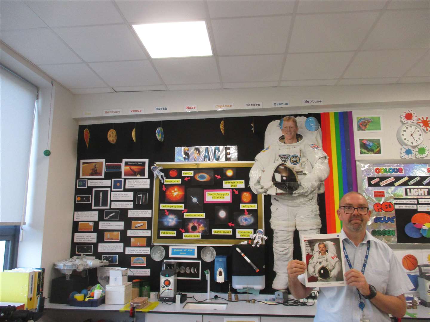 Paul Ursell with the signed photo (4759001)