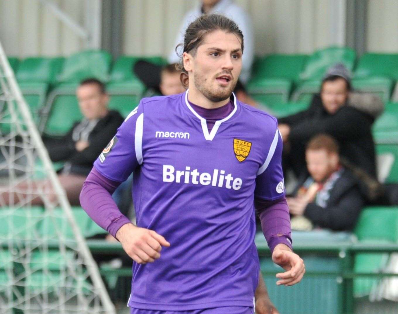 Kreshnic Krasniqi in action for Maidstone last season Picture: Steve Terrell