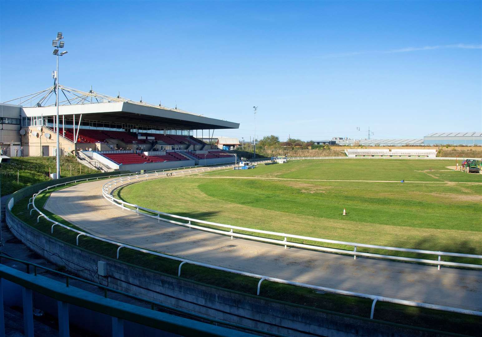 This year's Kent Derby heats were the first major event at Central Park following extensive track improvements costing £500,000. Picture: Steve Nash