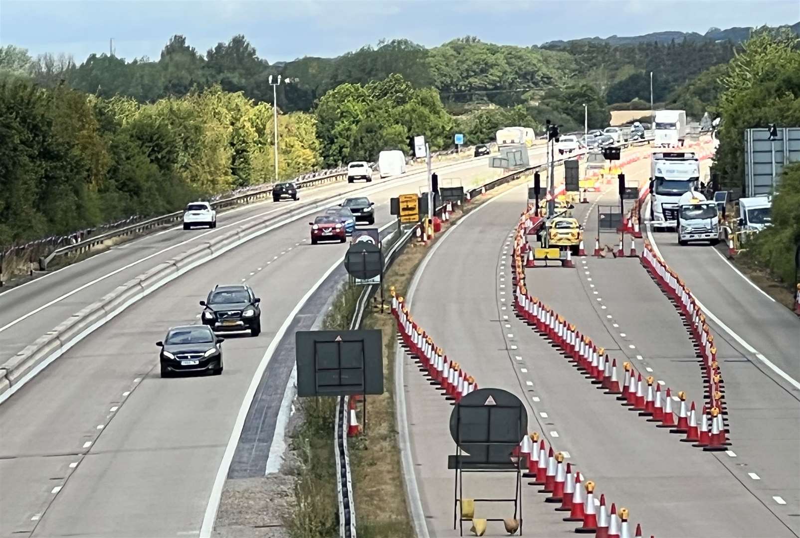 Drivers are facing Operation Brock on the 13-mile stretch between Ashford and Leeds Castle. Picture: Barry Goodwin