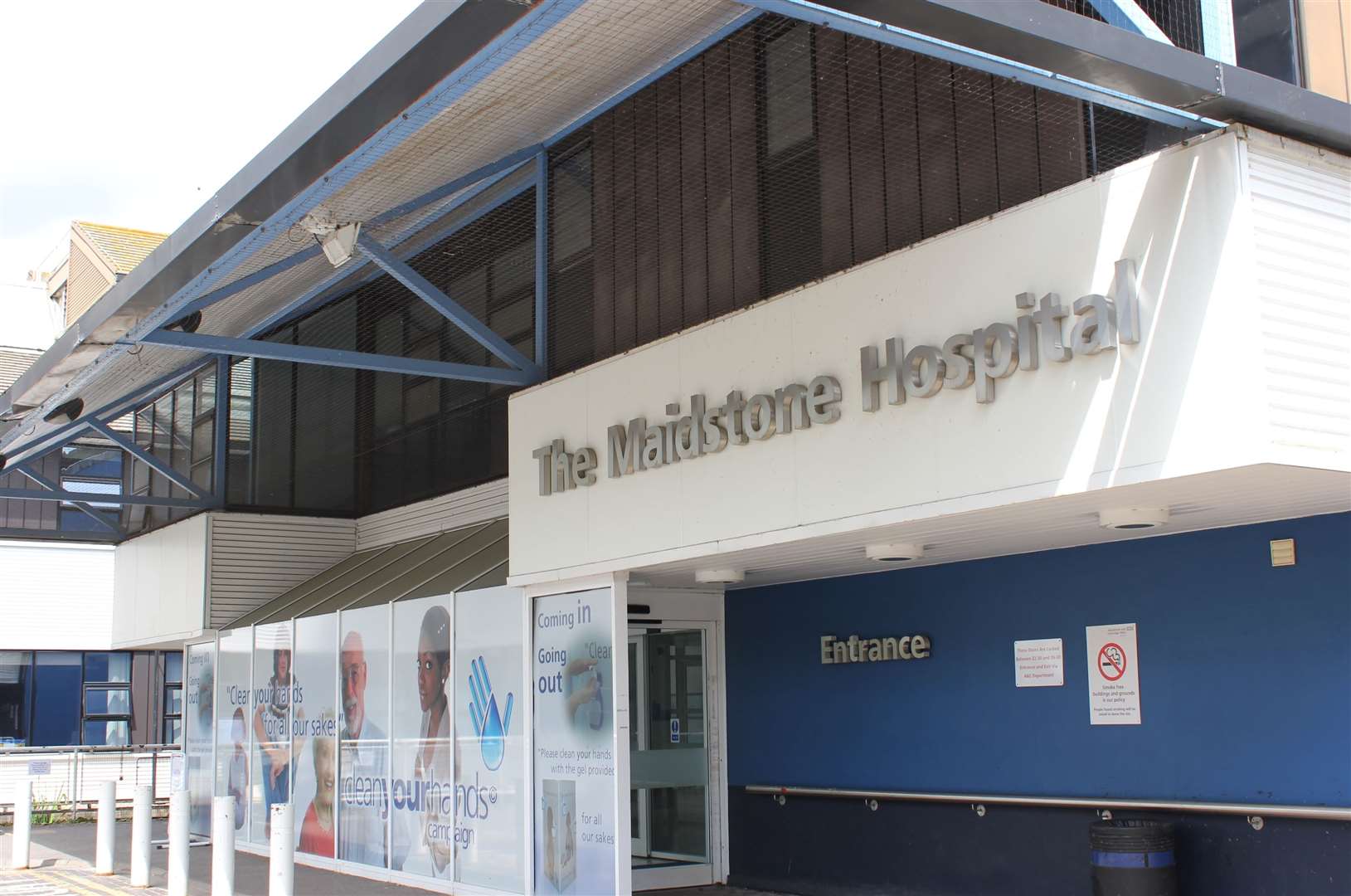 Maidstone Hospital has seen numbers of Covid patients fall dramatically